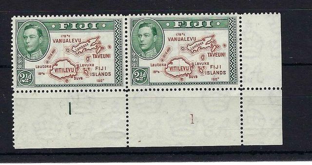 Image of Fiji SG 256/256a UMM British Commonwealth Stamp